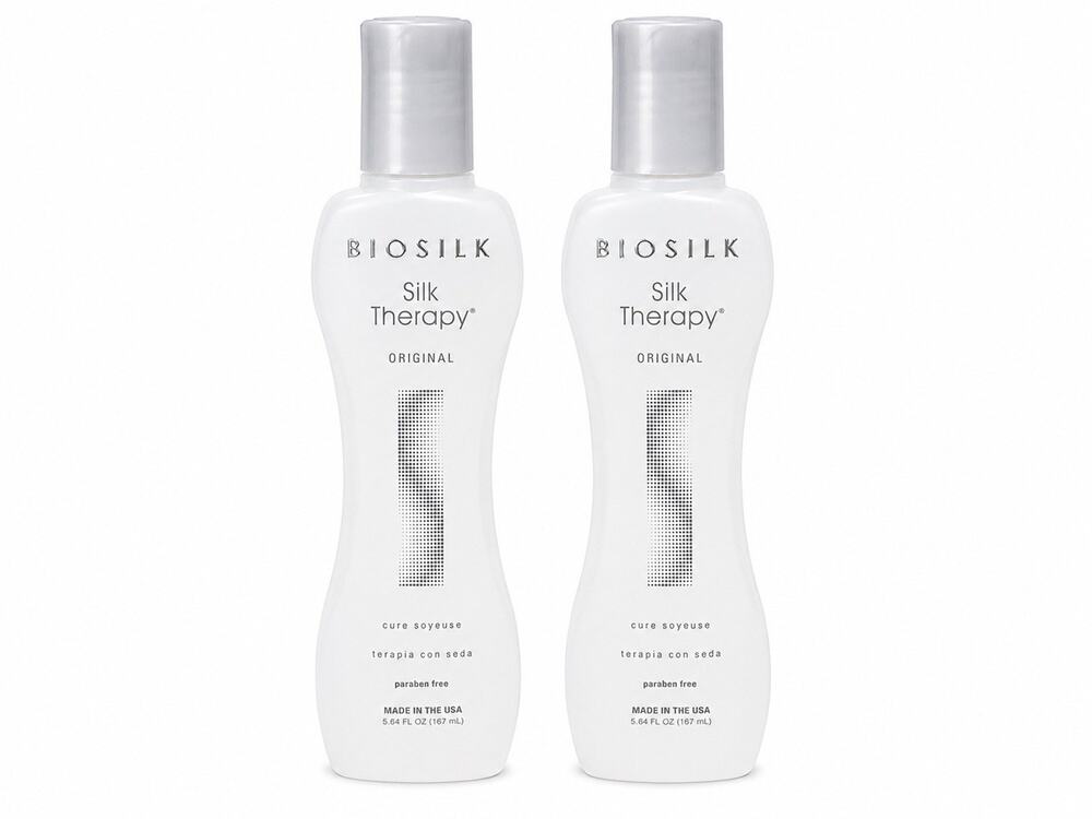 BioSilk Silk Therapy Original Leave In Treatment 5.64 oz Duo Pack 2 x 167ml
